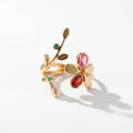 Zyler-infini Flora & Vine Ring Waterproof Tarnish-Free Jewelry UAE