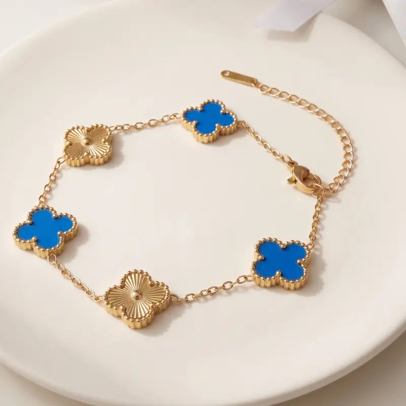 Zyler-Infini Fortune Bracelet Blue Waterproof Tarnish-Free Jewelry UAE
