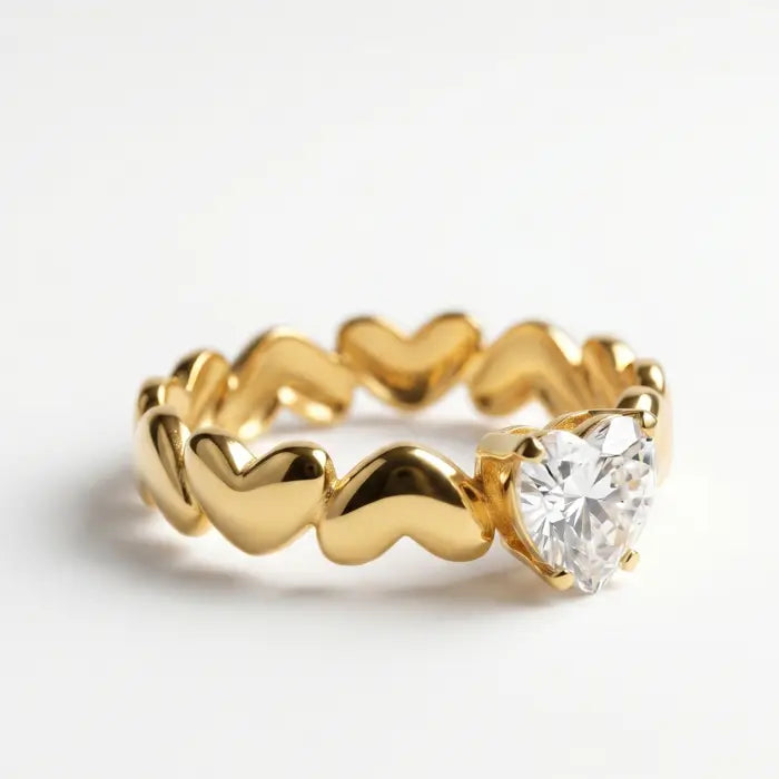 Zyler-infini Heart-Diamond Ring
