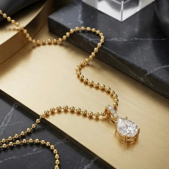 Zyler-Infini The Aurora Drop Necklace Waterproof Tarnish-Free Jewelry UAE