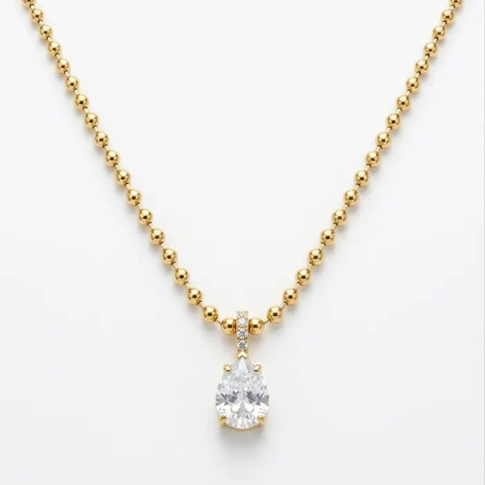 Zyler-Infini The Aurora Drop Necklace Waterproof Tarnish-Free Jewelry UAE