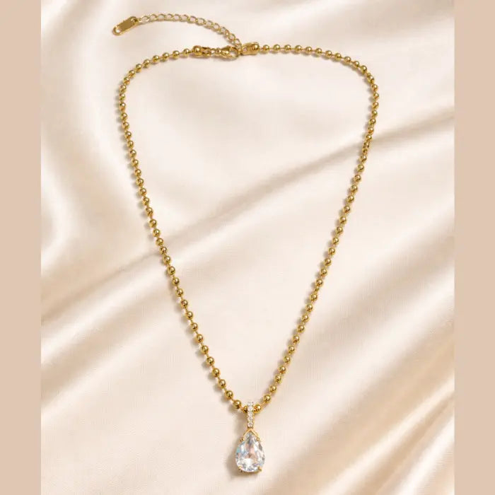 Zyler-Infini The Aurora Drop Necklace Waterproof Tarnish-Free Jewelry UAE