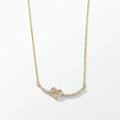 Zyler-Infini The Love Knot Necklace Waterproof Tarnish-Free Jewelry UAE