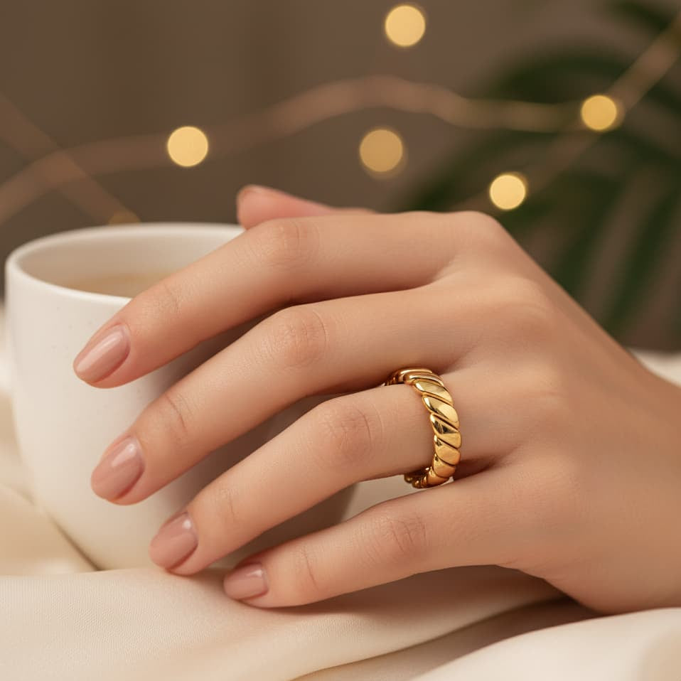 The Gold Baguette Eternity ring