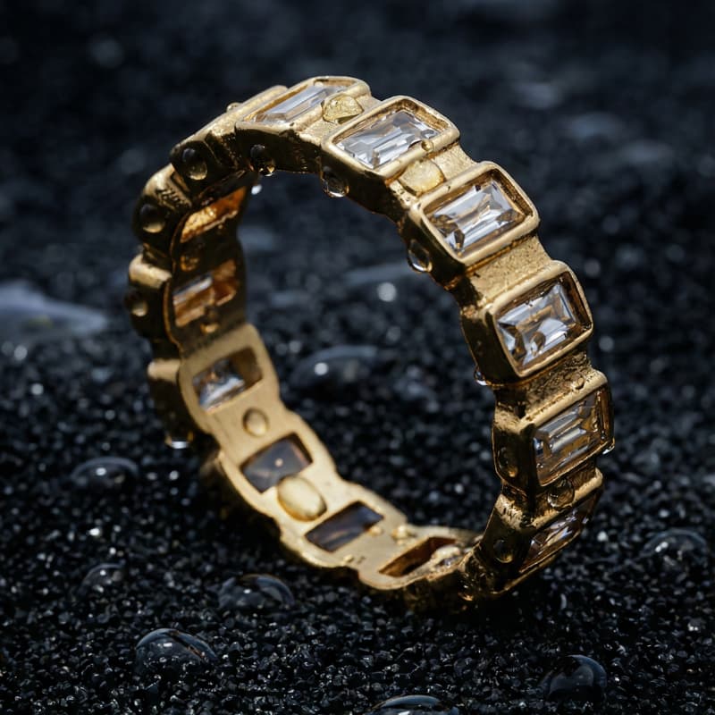 خاتم لومينا زيركون الأبدي 