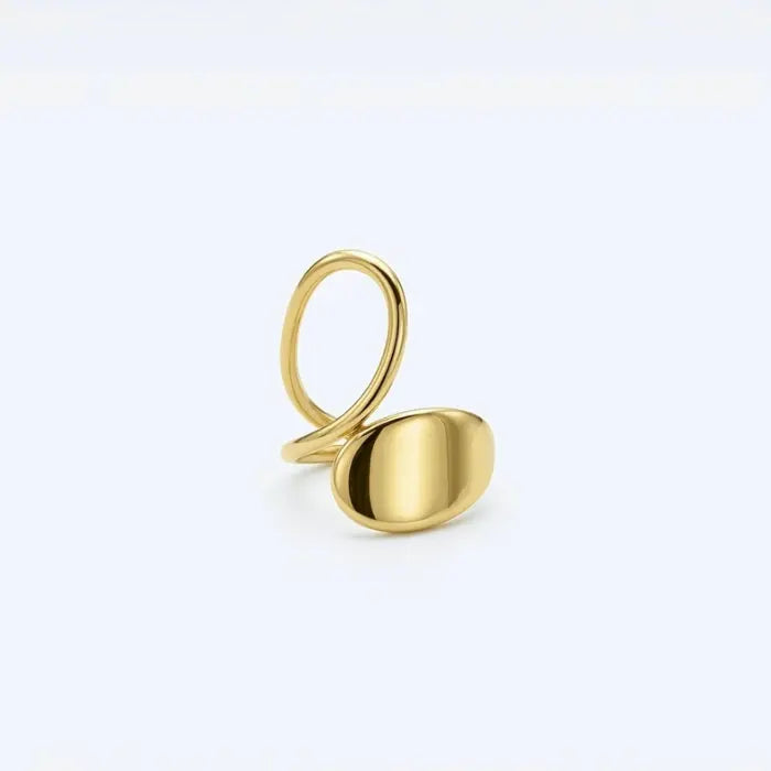 Zyler-Infini The Petal Twist Ring Waterproof Tarnish-Free Jewelry UAE