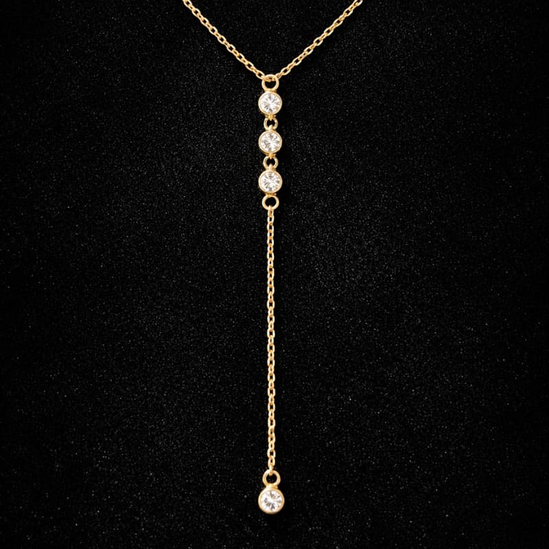 Zyler-Infini Gold Fall Necklace