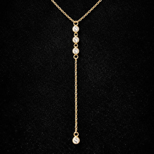 Zyler-Infini Gold Fall Necklace