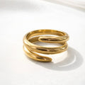 Zyler-Infini Oria Coil Ring Waterproof Tarnish-Free Jewelry UAE