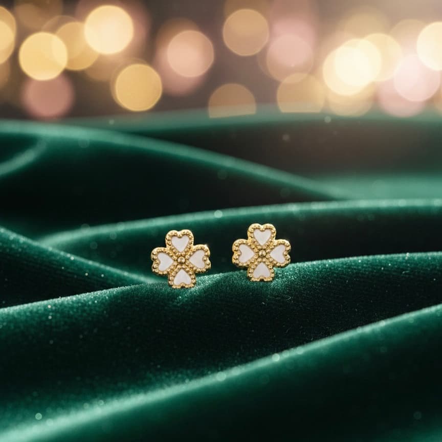 Zyler-Infini Petal-Heart Stud