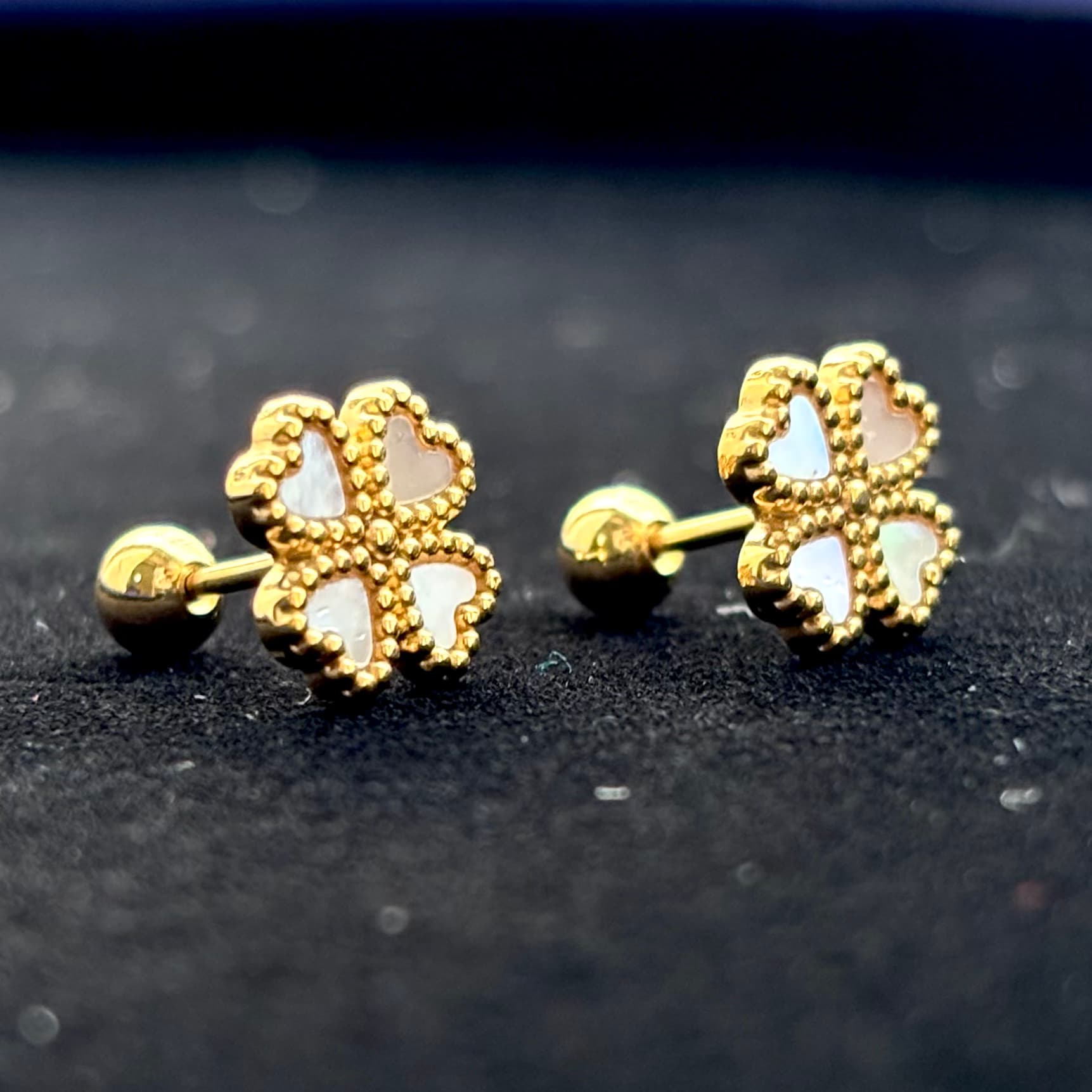 Zyler-Infini Petal-Heart Stud