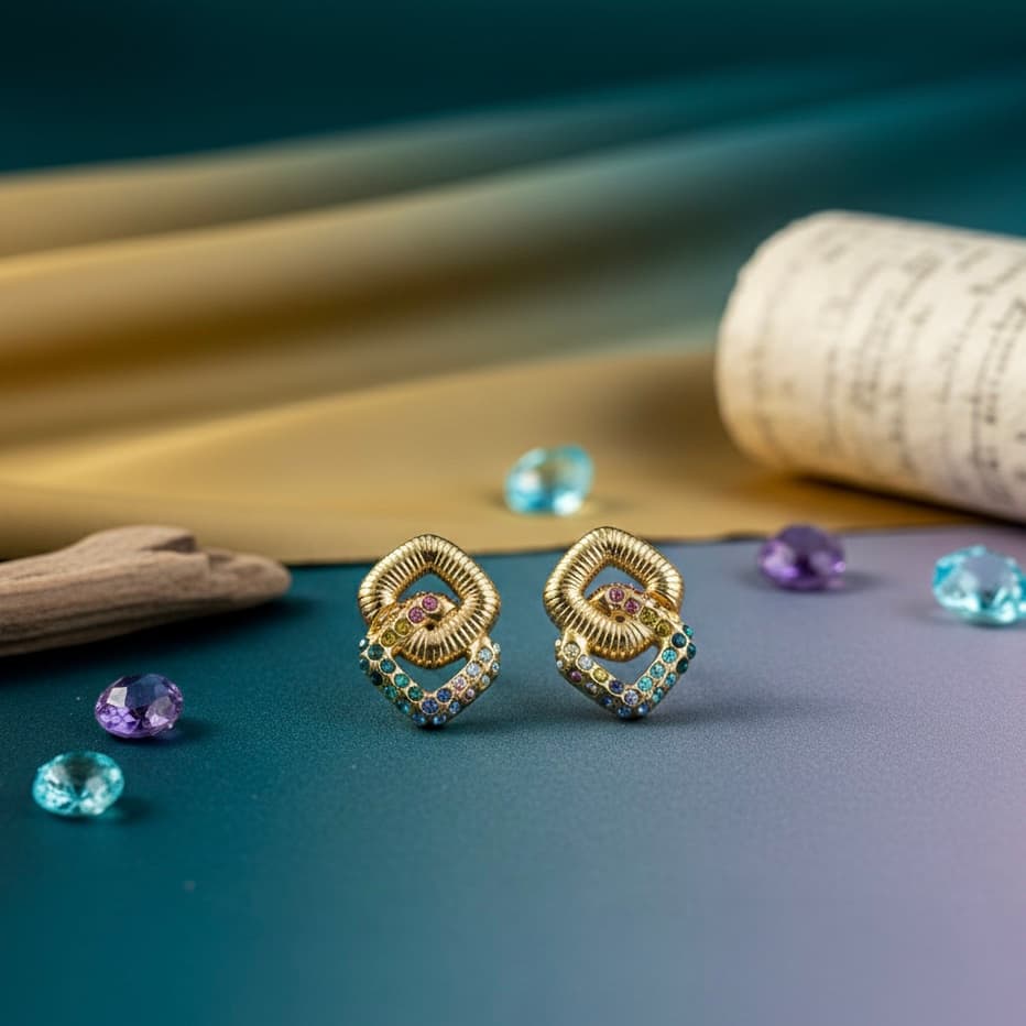 Zyler-Infini Victorian Rainbow Earring