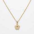 Zyler-Infini The Pentagon Pave Chain Waterproof Tarnish-Free Jewelry UAE