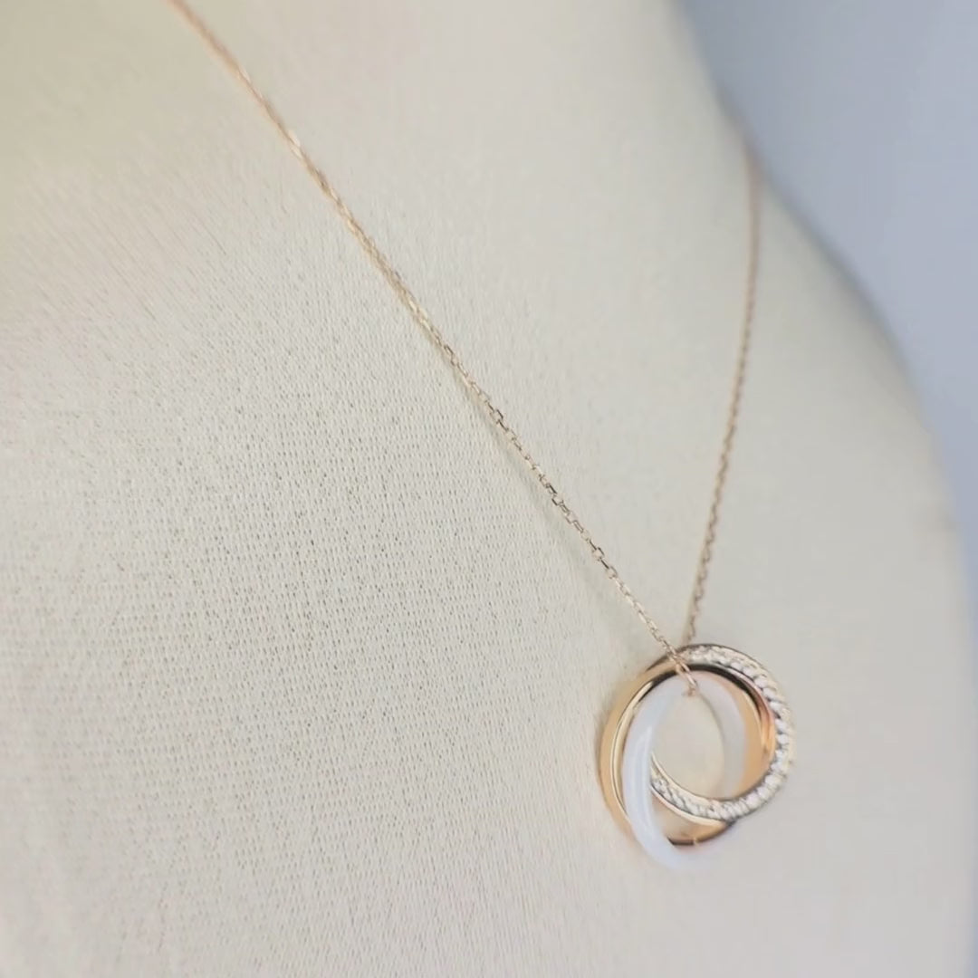 The Trinity Aura Sterling Silver Necklace