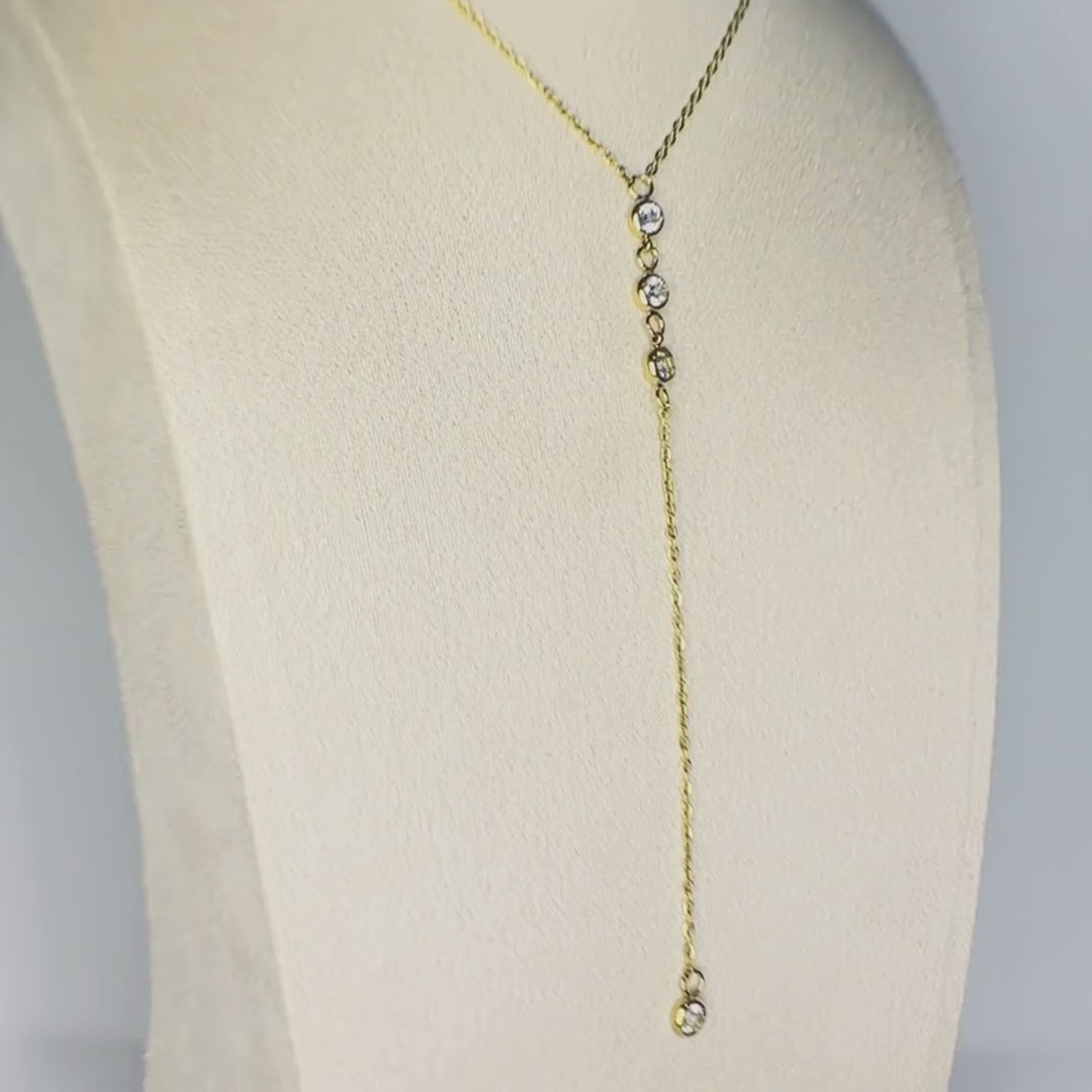 Gold Fall Necklace