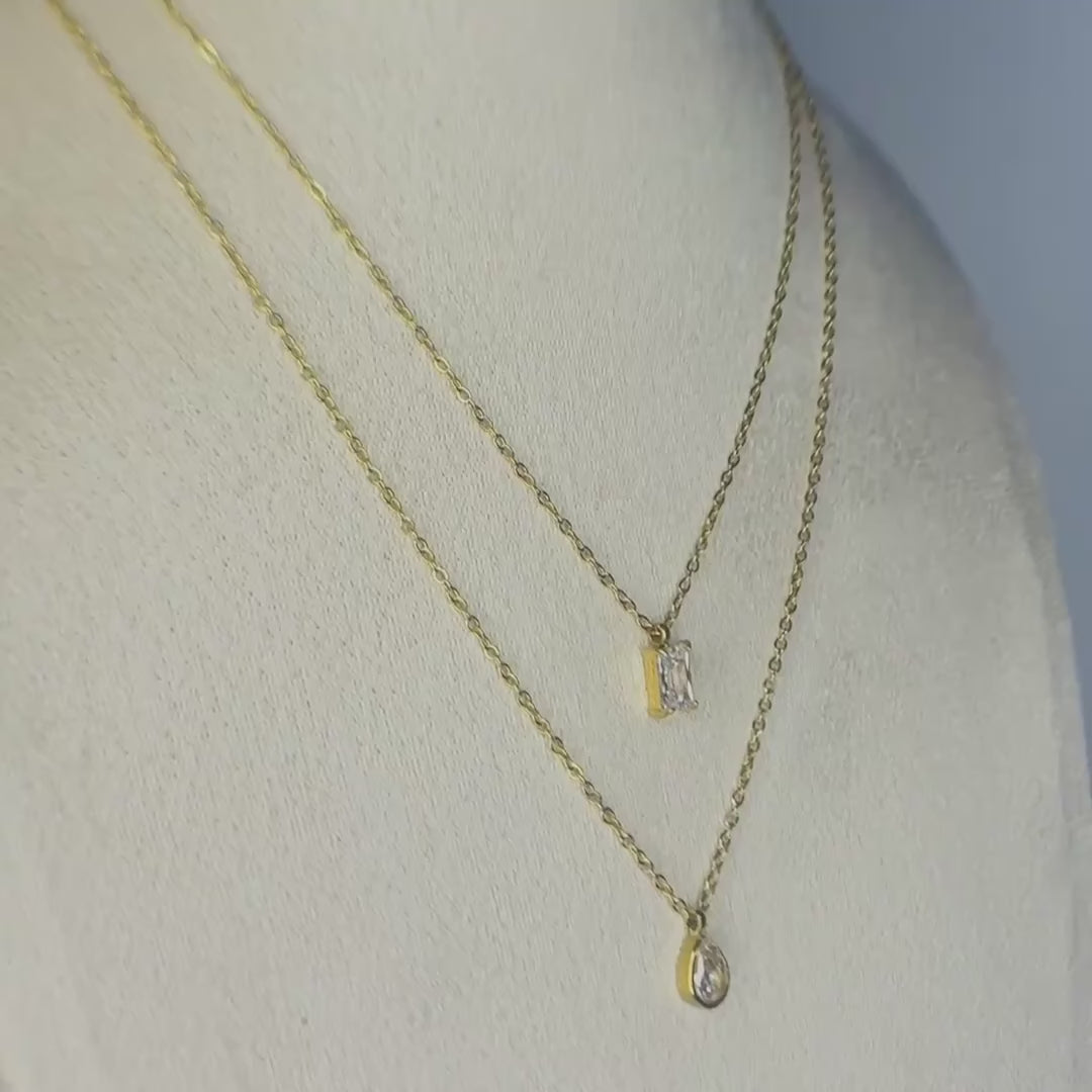 The Signature Geometric Duo Necklace