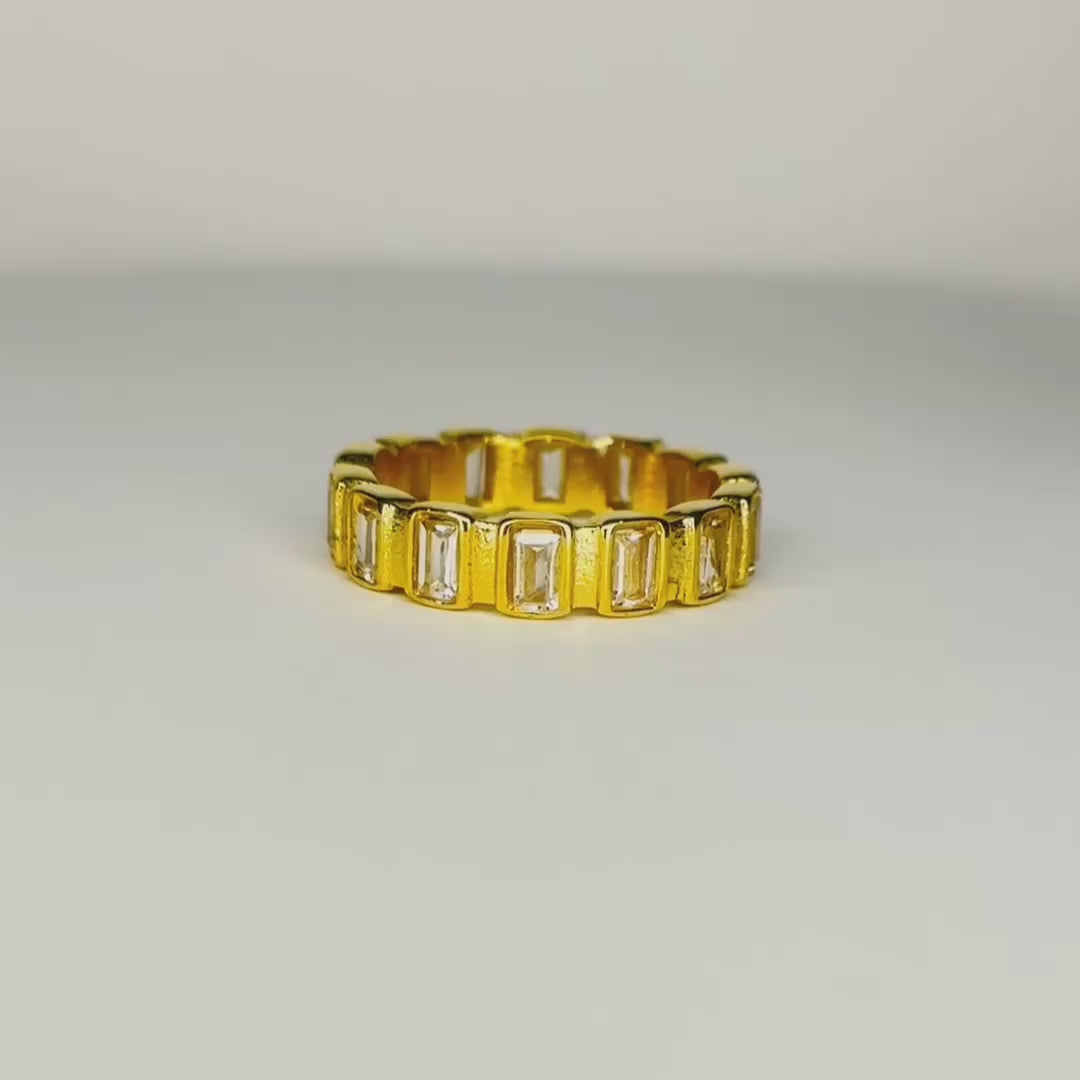 The Lumina Zircon Eternity Ring