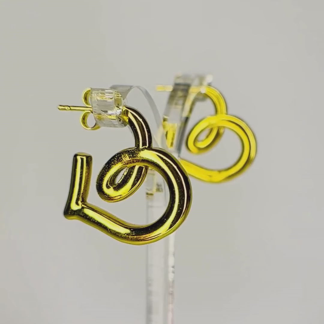Willow Hearts Earring