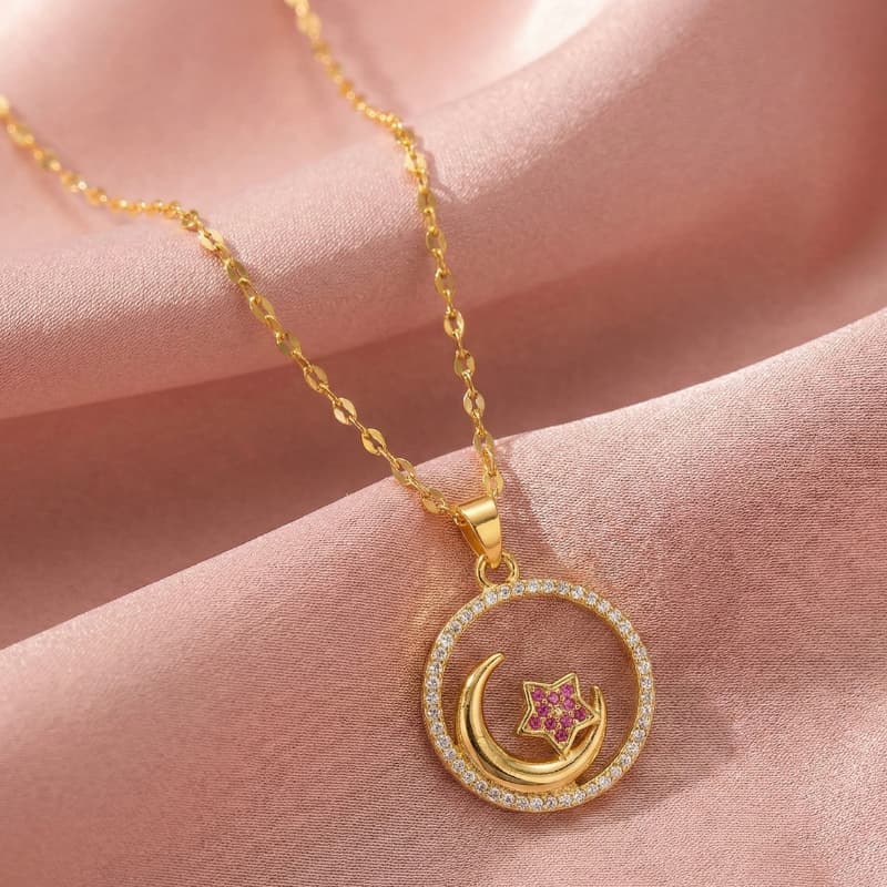 Zyler-Infini Luna Star Necklace