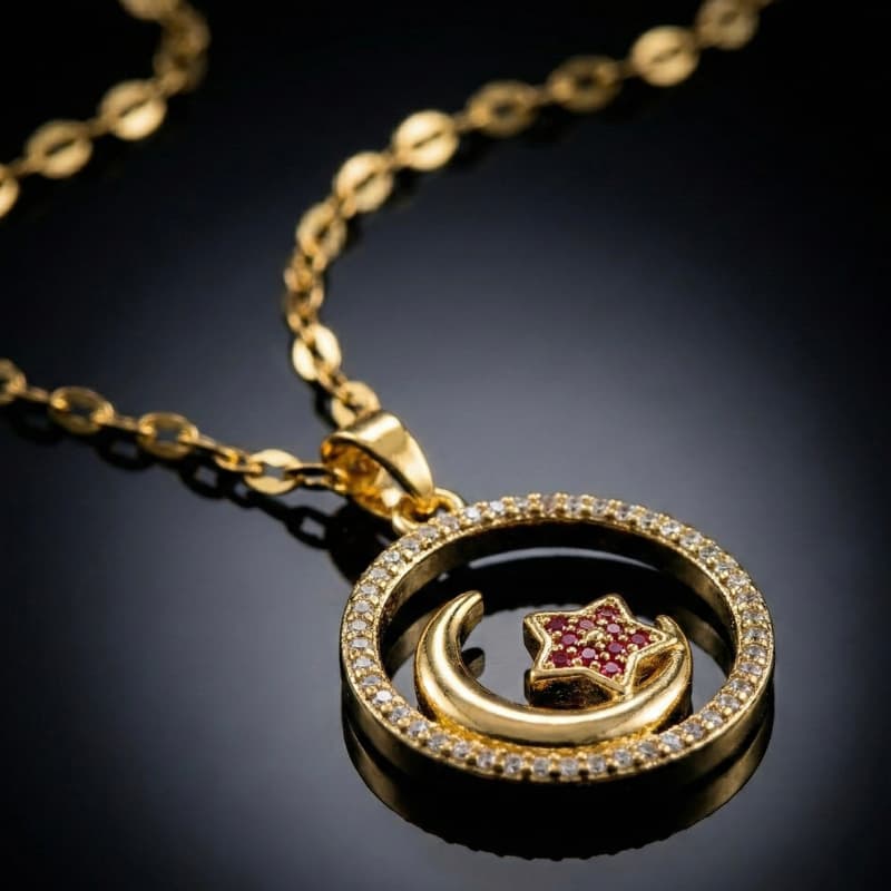 Zyler-Infini Luna Star Necklace