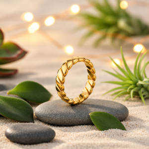Zyler-Infini The Gold Baguette Eternity Ring