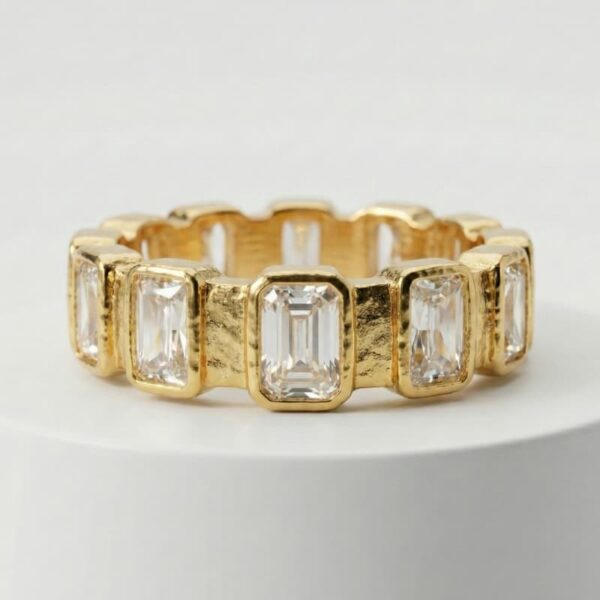 The Lumina Zircon Eternity Ring