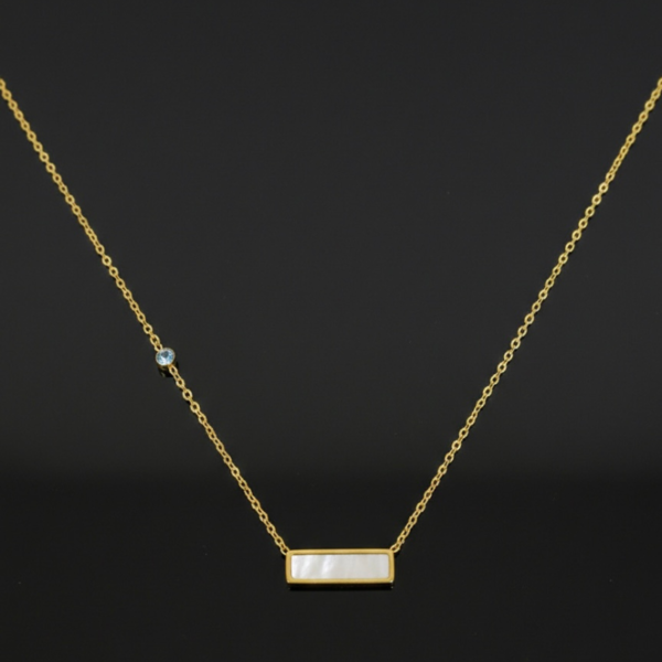 The Prism Bar Mother Pearl Chain - Image 3