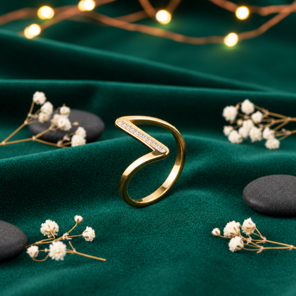 The Modern Chevron Ring - Image 2