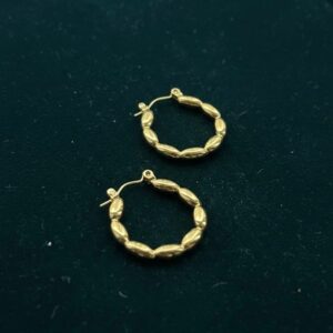 Zyler-Infini Golden Grain Hoops